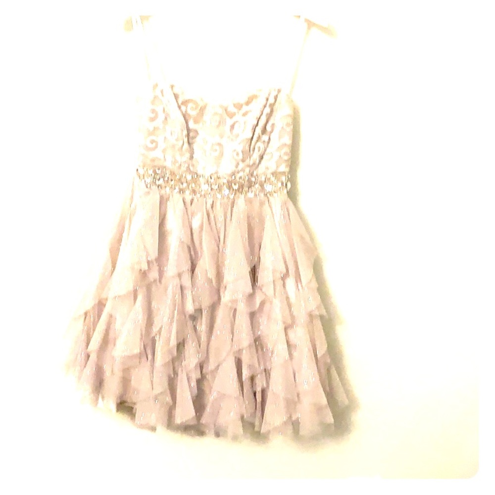 Champagne colored perfect junior dance dress